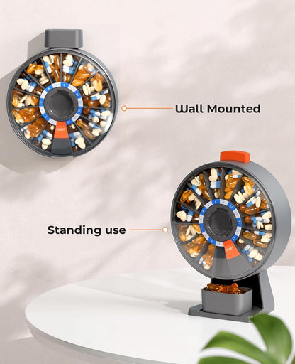 DoseWheel- Home Wall Medicine Case Pill Cutter And Dispenser