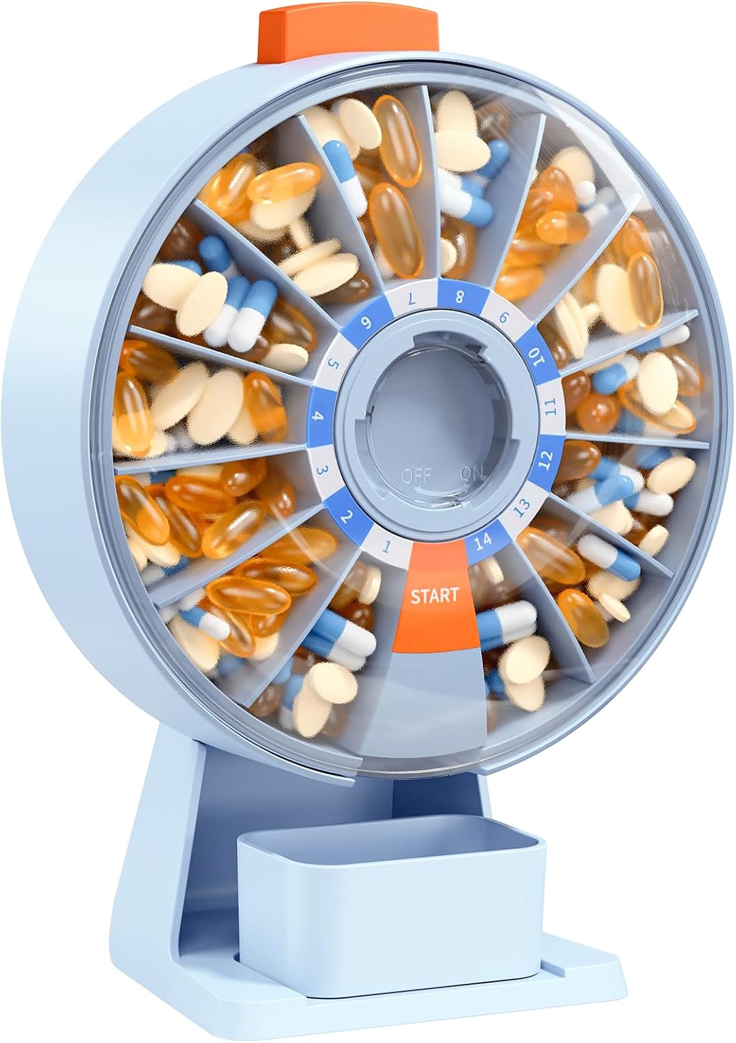 DoseWheel- Home Wall Medicine Case Pill Cutter And Dispenser