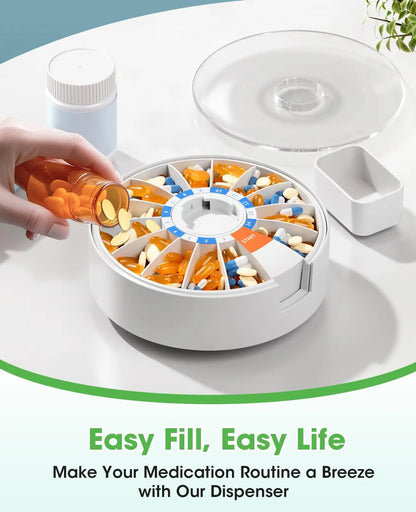 DoseWheel- Home Wall Medicine Case Pill Cutter And Dispenser